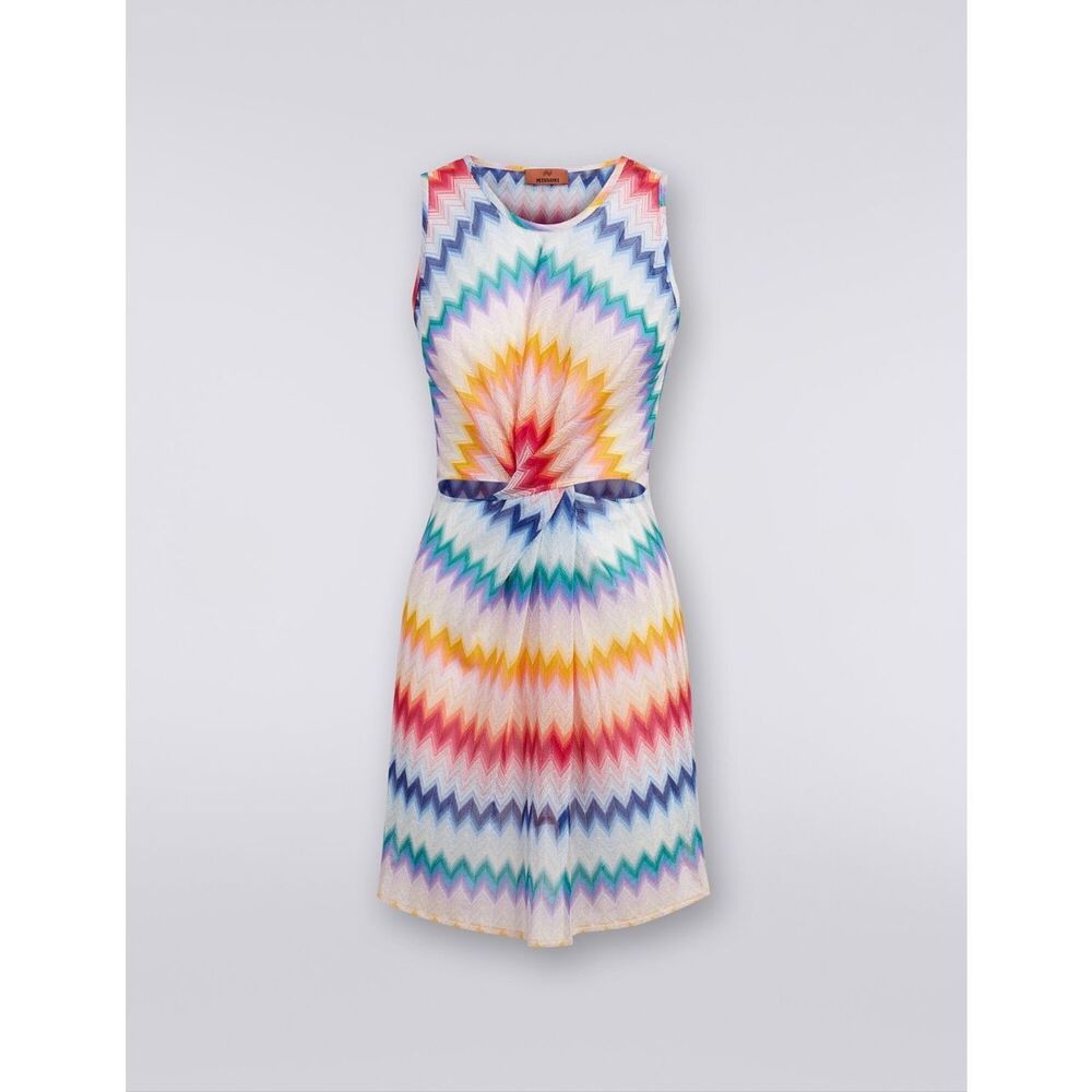 Missoni Chevron Short Cover Up Dress ZigZag print Size 38 / US 2 - Picture 3 of 10